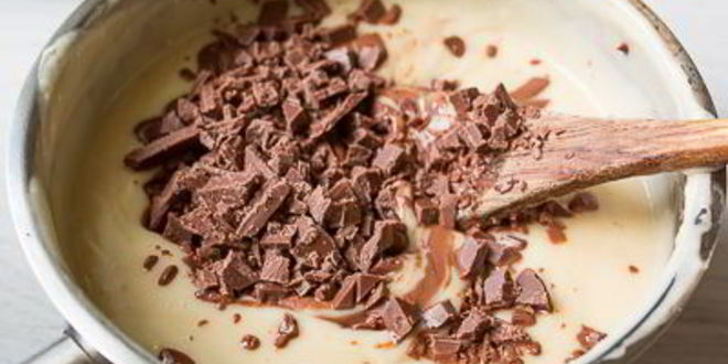 Рецепт вафельных трубочек с заварным шоколадным кремом