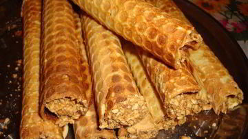 Рецепт Вафельных трубочек