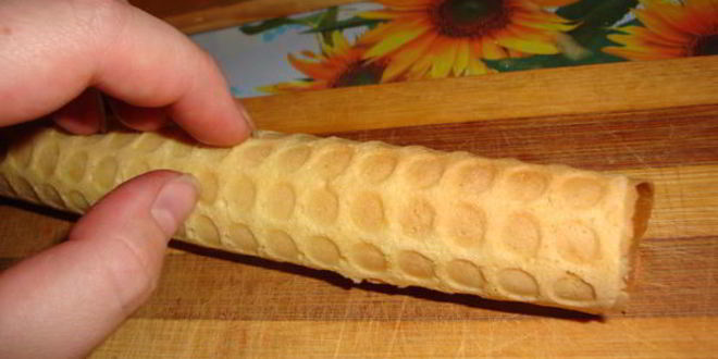 Рецепт вафельных трубочек