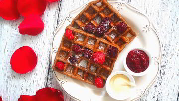 Рецепт Вафель без яиц