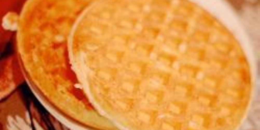 Как приготовить вафли к завтраку