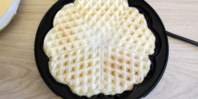 Рецепт вафель льежских бездрожжевых