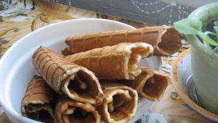 Рецепт Вафель на кефире