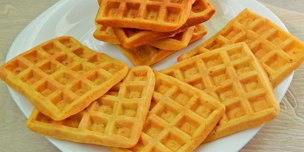 Как приготовить вафли с абрикосом