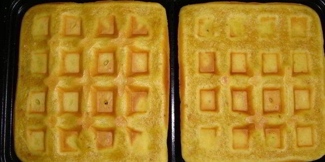 Рецепт вафель с абрикосом