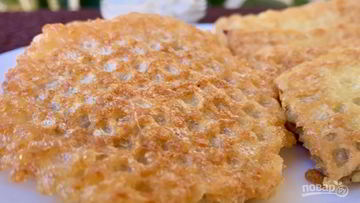 Рецепт Вафель с фаршем — ленивых беляшей