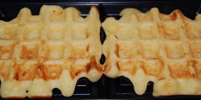 Рецепт вафель творожных