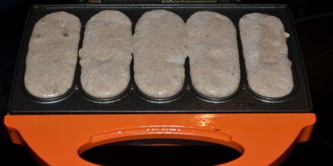 Рецепт яблочных вафель с корицей