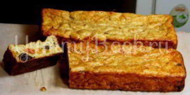 Рецепт выпечки диетической из геркулеса с творогом и сухофруктами