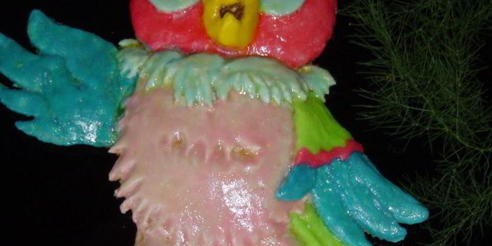 Как приготовить выпечку из пресного теста попугай кеша