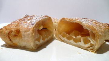 Рецепт Яблочных слоек с творогом