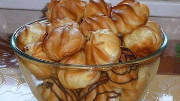 Рецепт Домашних профитролей с заварным кремом