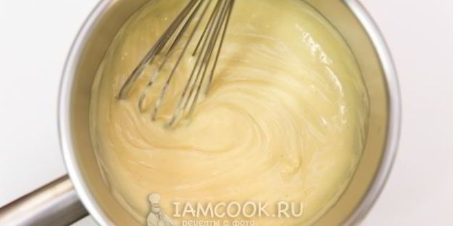 Рецепт крема для эклеров на пудинге