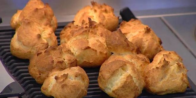 Рецепт малиновых эклеров