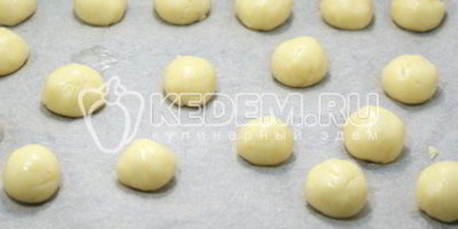 Рецепт профитролей с икрой и творожной начинкой