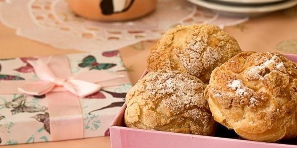 Как приготовить профитроли с кракелином