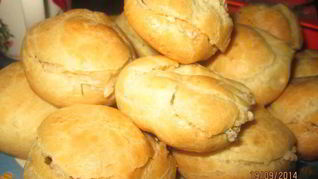 Рецепт Профитролей с печеночной начинкой