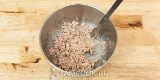 Рецепт профитролей с печенью трески