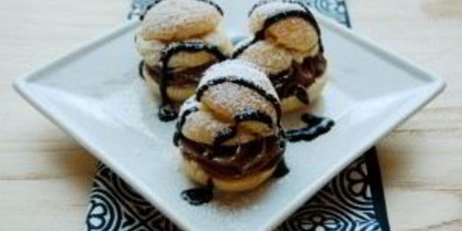 Рецепт профитролей с ромовой начинкой