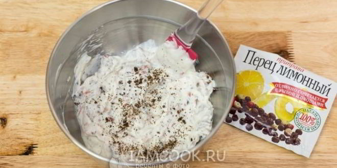 Рецепт профитролей с семгой и сливочным сыром