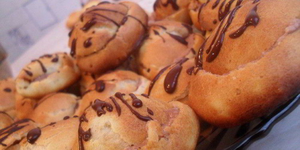 Как приготовить профитроли с шоколадным кремом