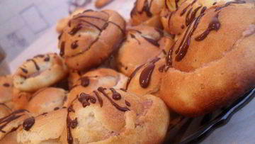 Рецепт Профитролей с шоколадным кремом