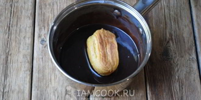 Рецепт шоколадной глазури для эклеров
