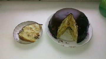 Рецепт Торта-елочки из профитролей с кремом тирамиссу