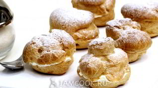Рецепт Творожных профитролей