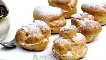 Рецепт Творожных профитролей