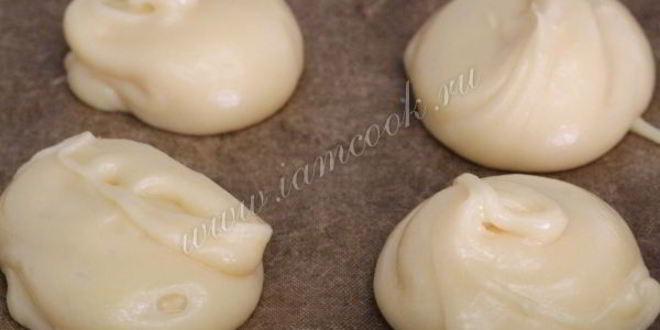 Рецепт творожных профитролей