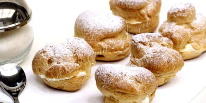 Рецепт творожных профитролей