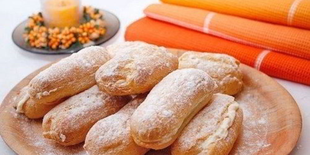 Как приготовить эклеры домашние со сливочным кремом