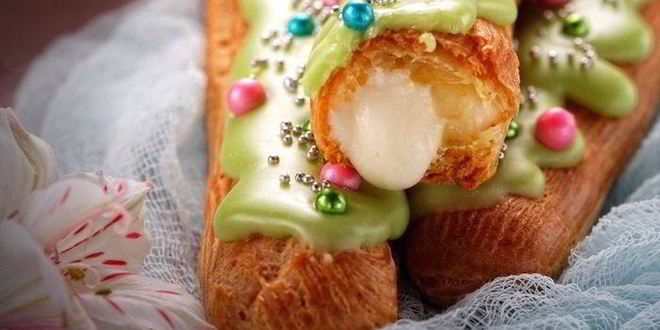 Рецепт эклеров новогодних