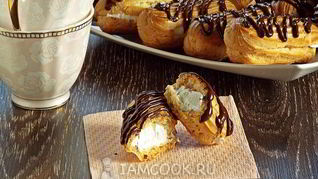Рецепт Эклеров с белковым кремом