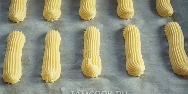Рецепт эклеров с белковым кремом