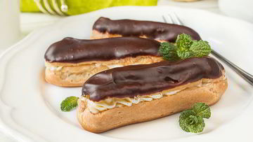 Рецепт Эклеров с итальянским сливочным кремом и шоколадом