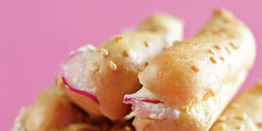 Как приготовить эклеры с креветками