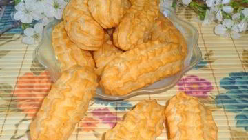 Рецепт Эклеров с творожным кремом