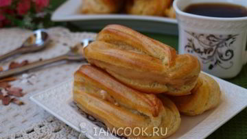 Рецепт Эклеров со сгущенкой