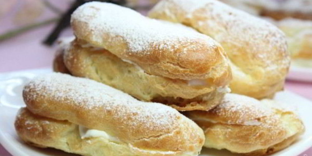 Как приготовить эклеры со сливочным кремом