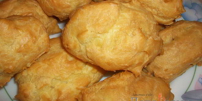 Рецепт заварных пирожных с заварным молочным кремом