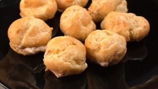 Рецепт Заварных профитролей с творожным кремом