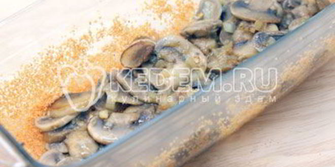 Рецепт картофельной запеканки с грибами