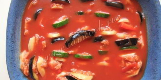 Рецепт мальдума — запеканки из фарша и овощей по-арамейски