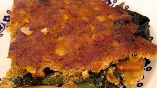 Рецепт Овощной запеканки с творогом и томатным соусом