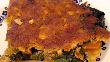 Рецепт Овощной запеканки с творогом и томатным соусом