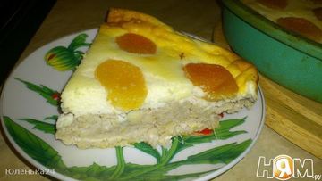 Рецепт Овсяной запеканки со сметанным суфле