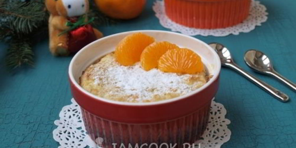 Как приготовить овсяно-творожную запеканка с мандаринами