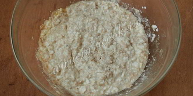 Рецепт овсяно-творожной запеканка с мандаринами